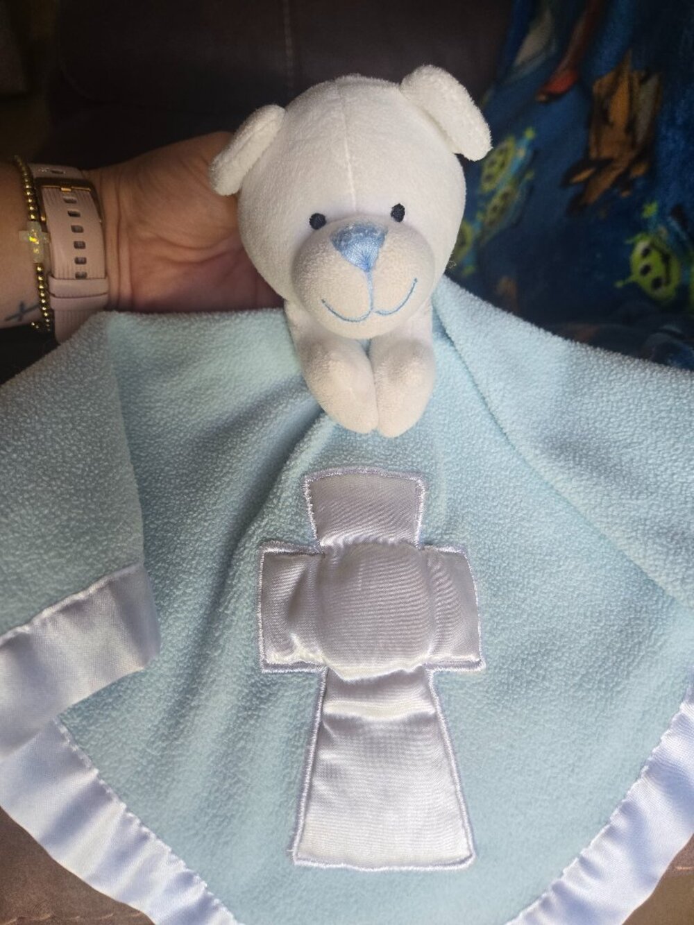 Baby Stuffed Animal with Blanket bottom